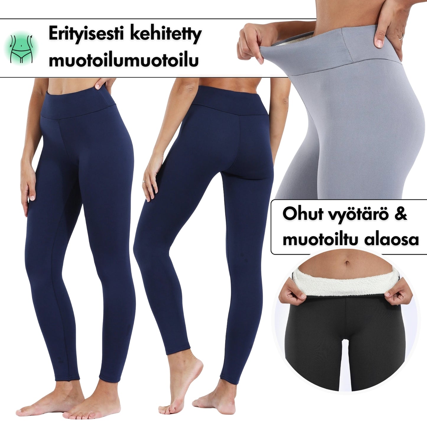 Fleece Leggingsit - ThermoPro teknologialla
