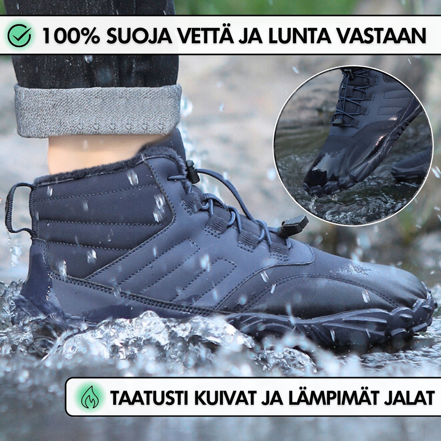 Esikyllästyspalvelu (100% suojaa likaa, kulumista ja vettä vastaan)