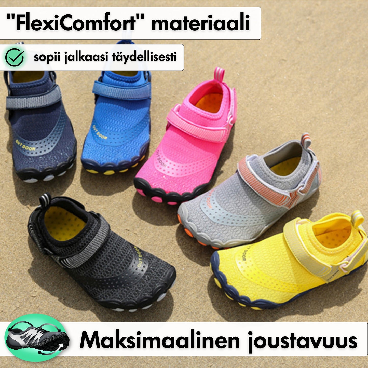 Outdoor Kids - Terveelliset Lasten Paljasjalkakengät