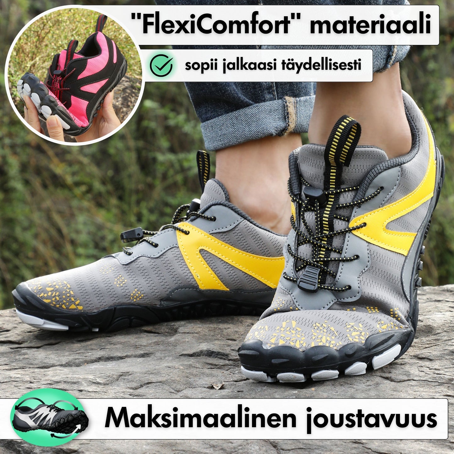 Walk Pro - Terveelliset Paljasjalkakengät