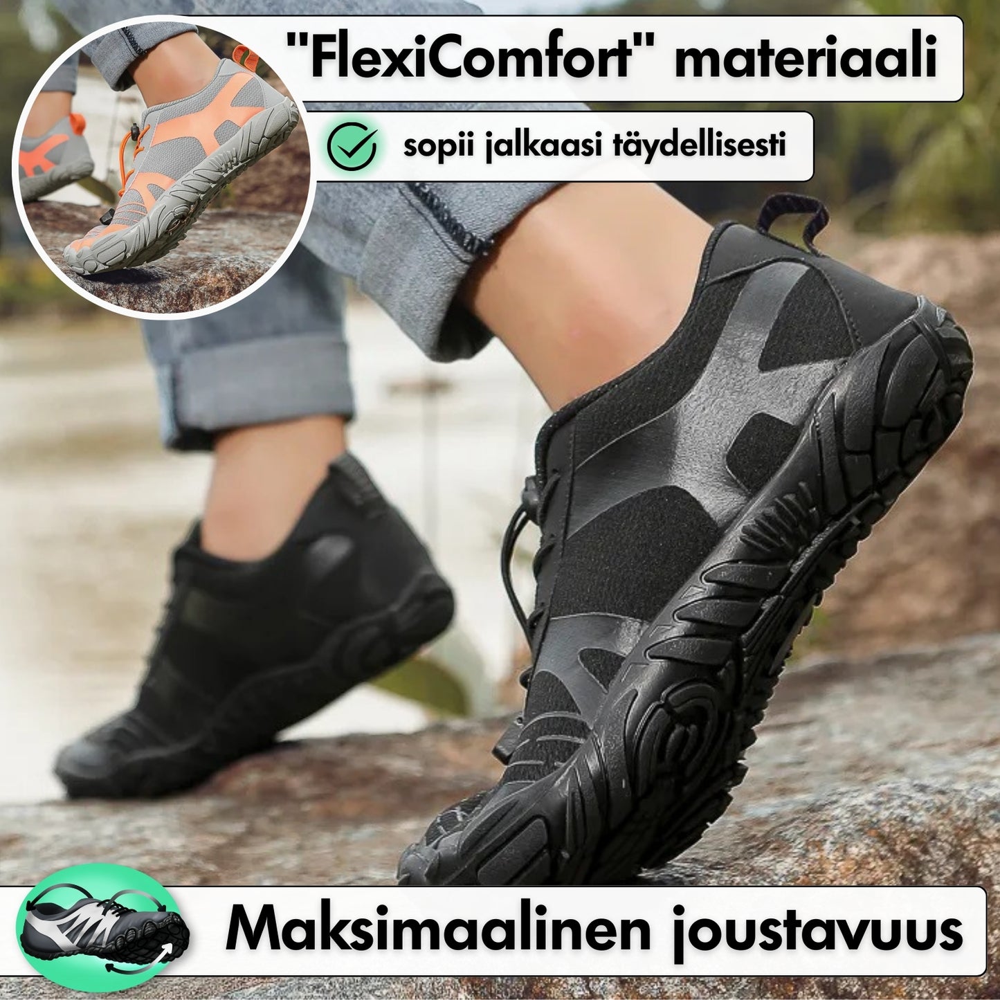 Expert Max - Terveelliset Paljasjalkakengät