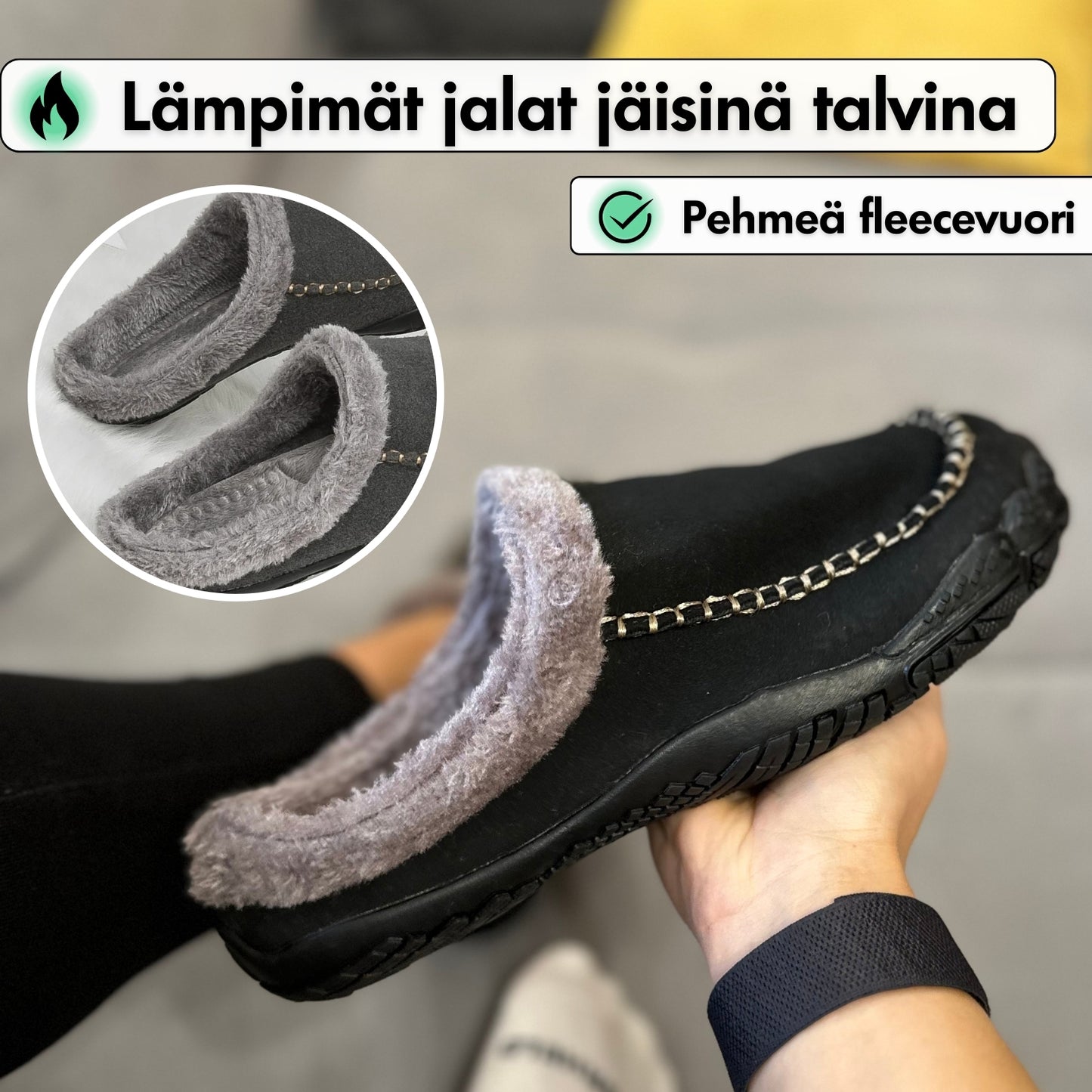 Home Pro - Lämpimät Paljasjalkakotitossut