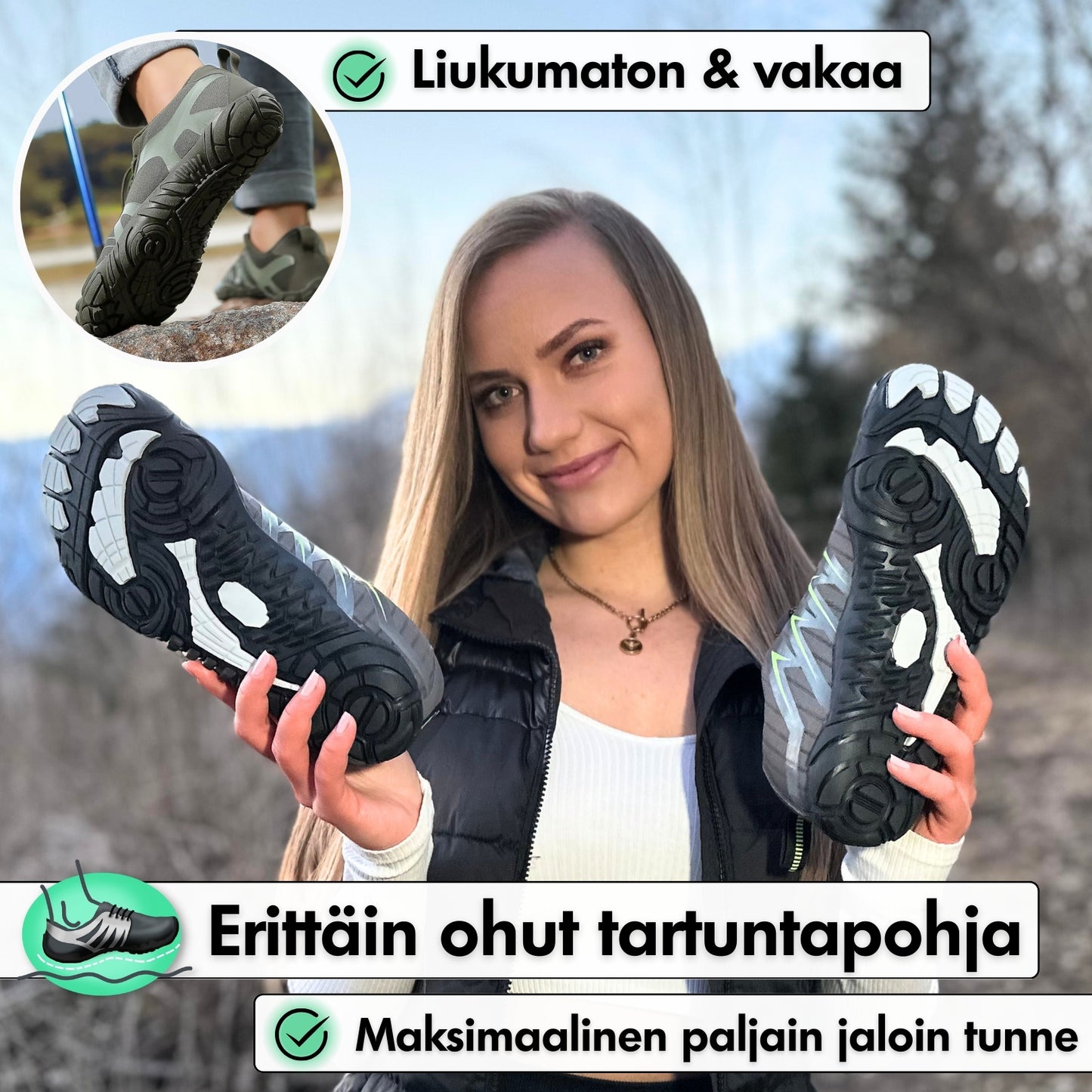 Expert Max - Terveelliset Paljasjalkakengät