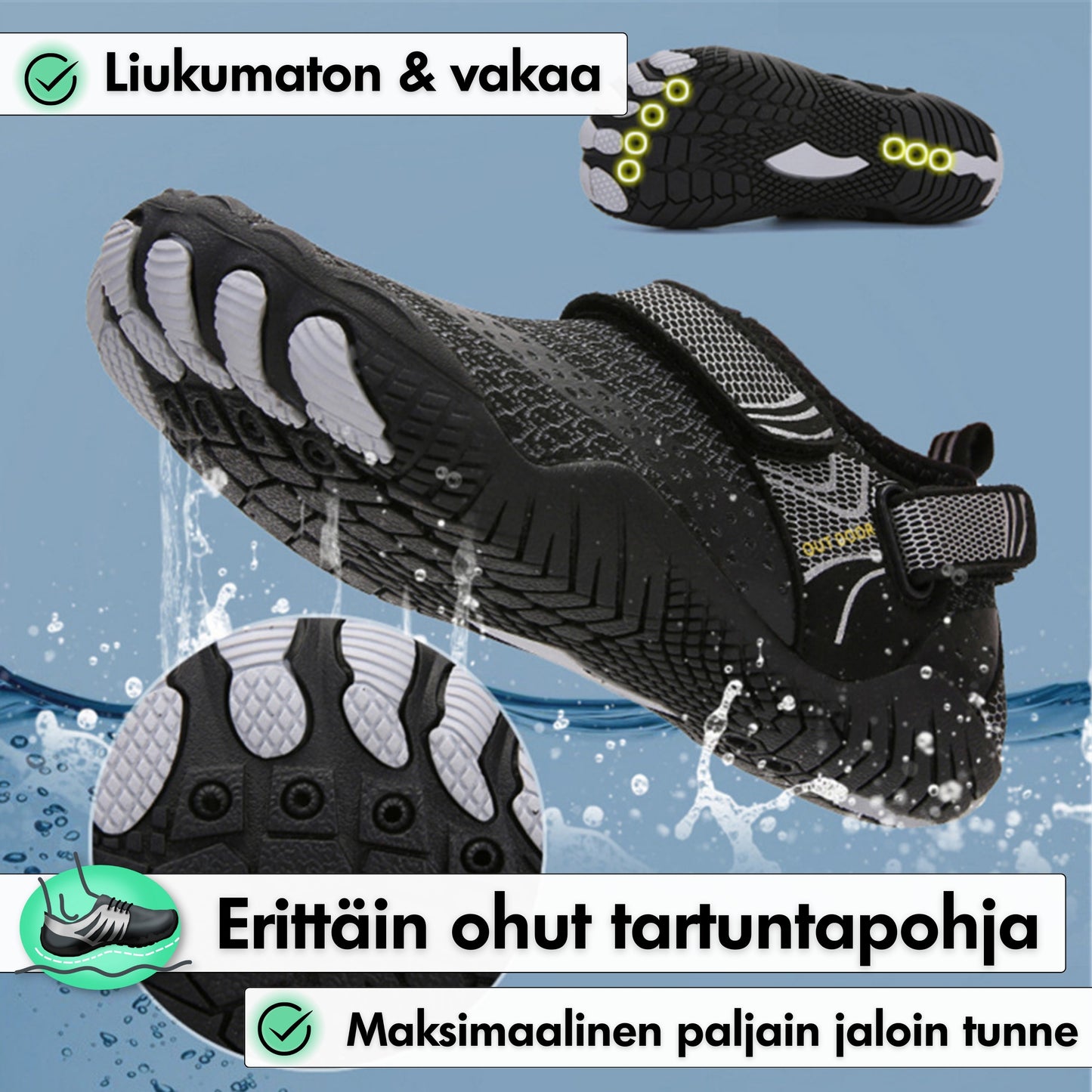 Outdoor Kids - Terveelliset Lasten Paljasjalkakengät