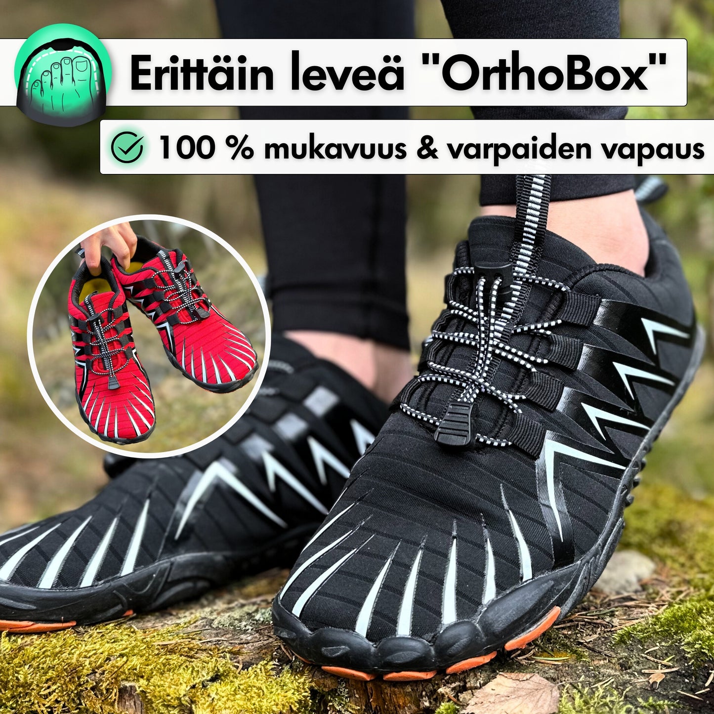 Expert Pro - Terveelliset Paljasjalkakengät