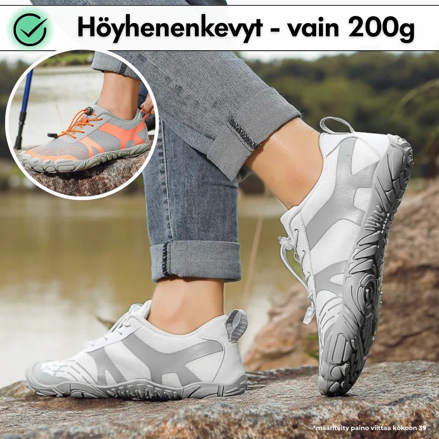 Expert Max - Terveelliset Paljasjalkakengät