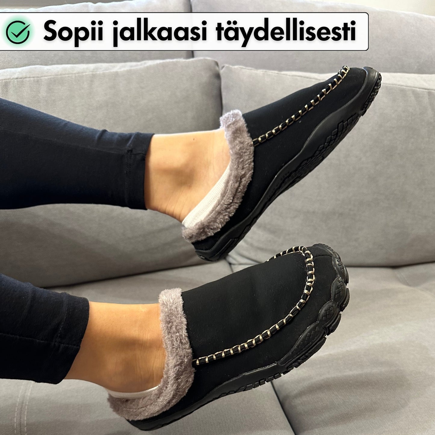 Home Pro - Lämpimät Paljasjalkakotitossut