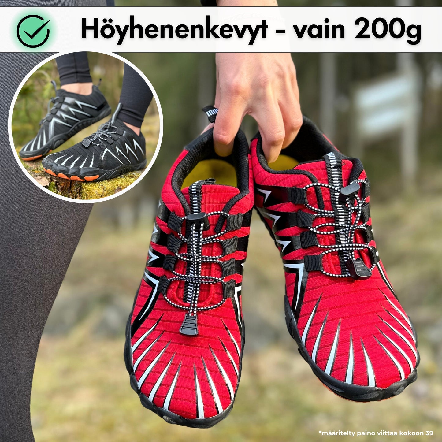 Expert Pro - Terveelliset Paljasjalkakengät