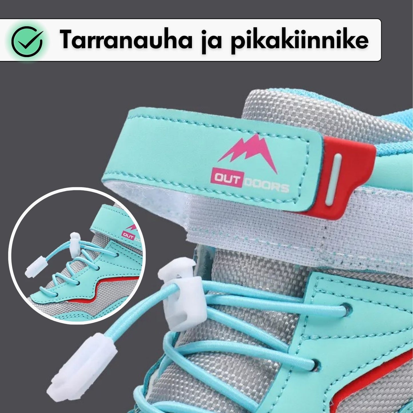 Winter Max Kids - Vedenpitävät Lasten Paljasjalkakengät