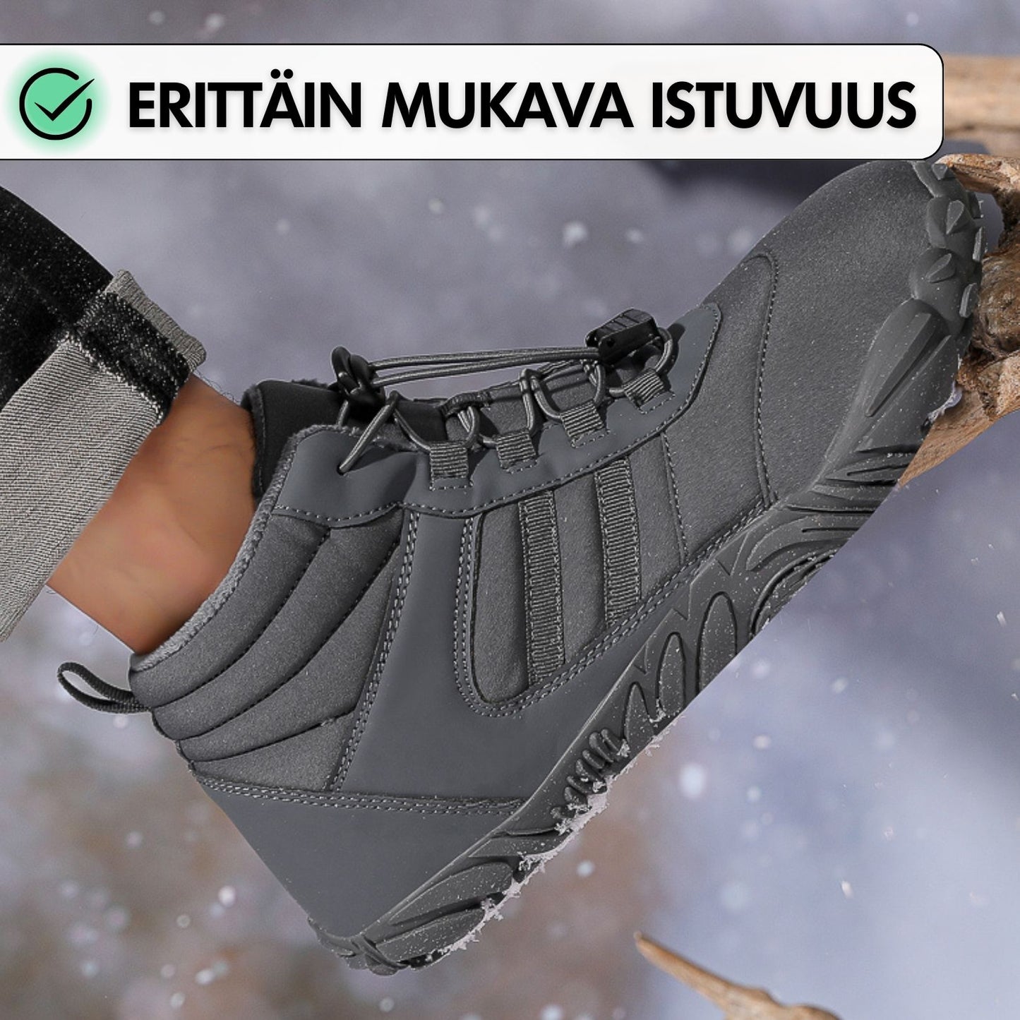 Winter Pro - Vedenpitävät Paljasjalkakengät