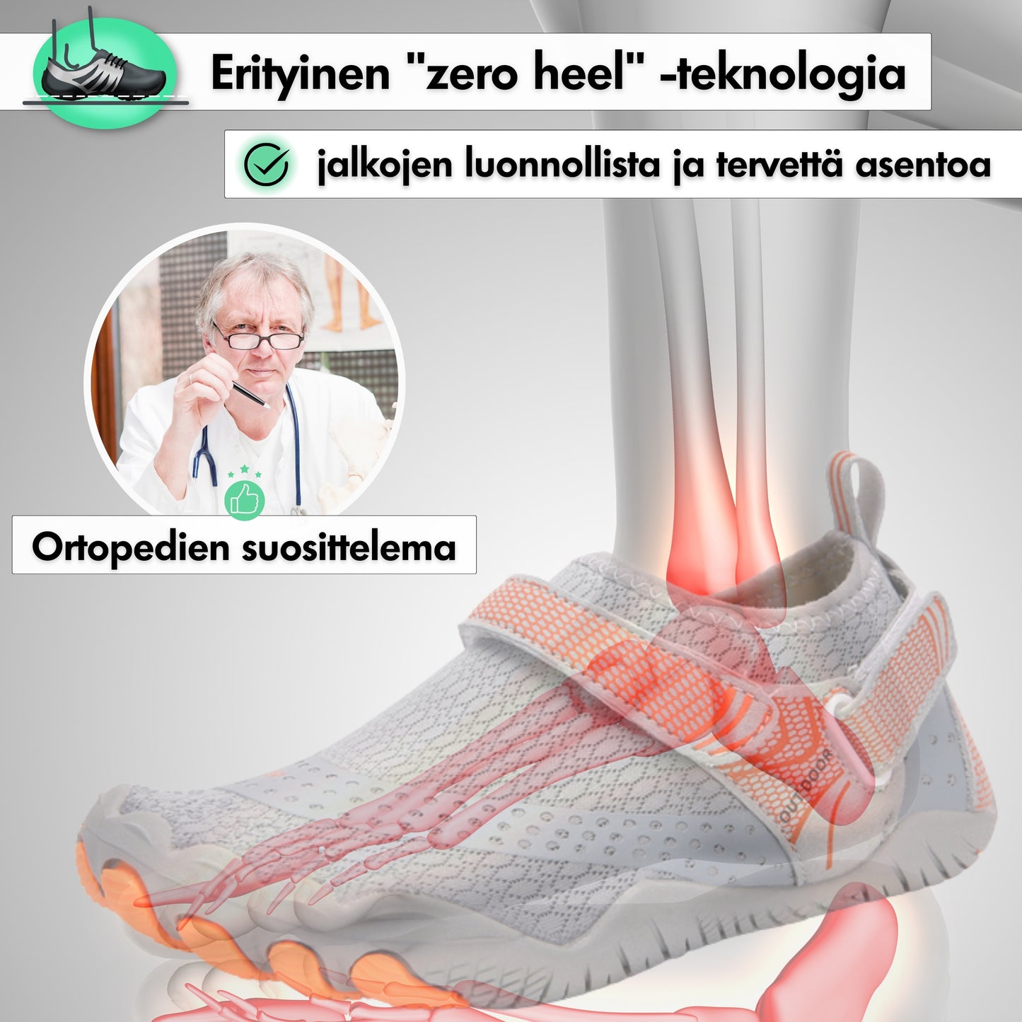 Outdoor Kids - Terveelliset Lasten Paljasjalkakengät