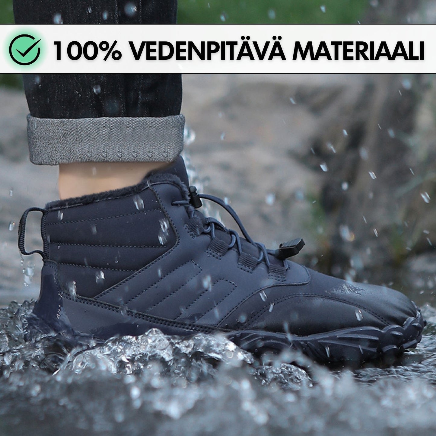Winter Max - Vedenpitävät Paljasjalkakengät