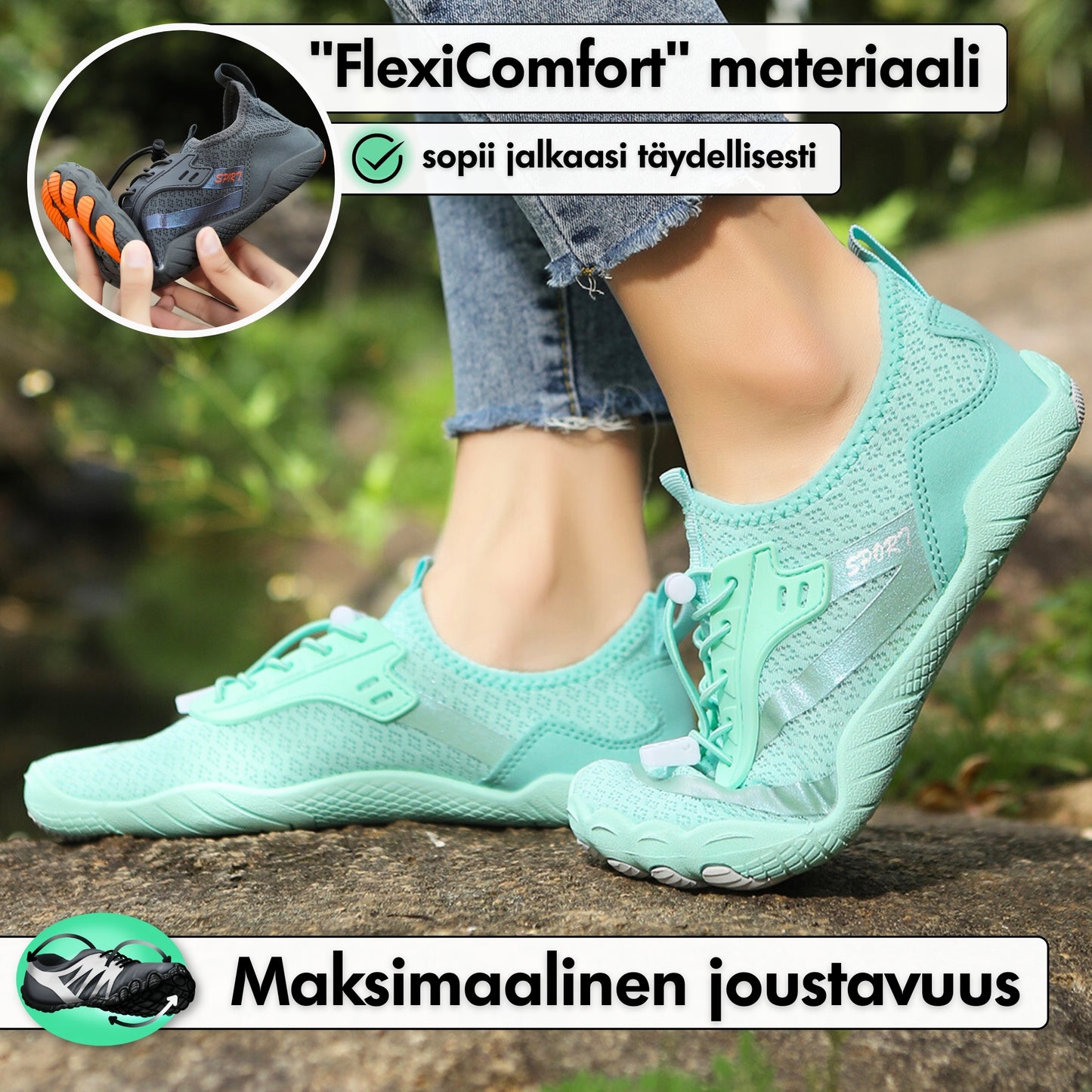 Feel Pro - Terveelliset Paljasjalkakengät