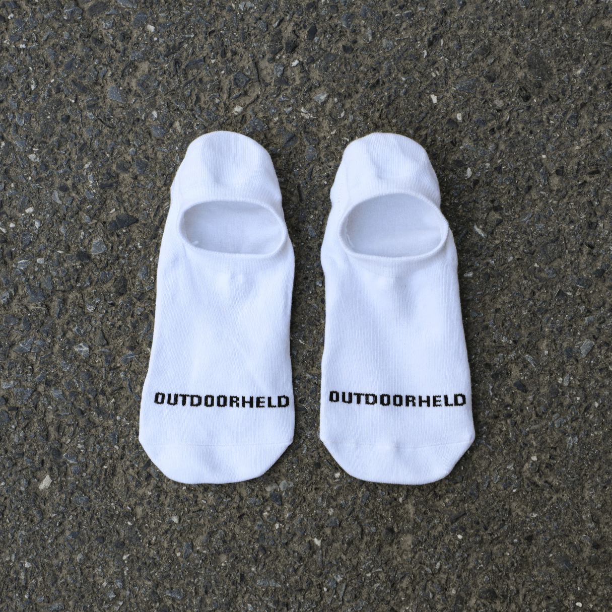Näkymättömät Paljasjalkakenkäsukat - Valkoinen
