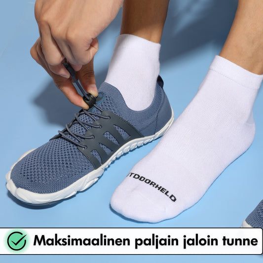 Sneaker Paljasjalkakenkäsukat - Valkoinen